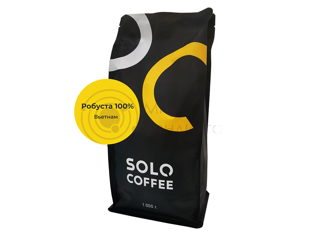 Кофе зерновой SOLO COFFEE BLEND Робуста 100% Вьетнам 1 кг [10]
